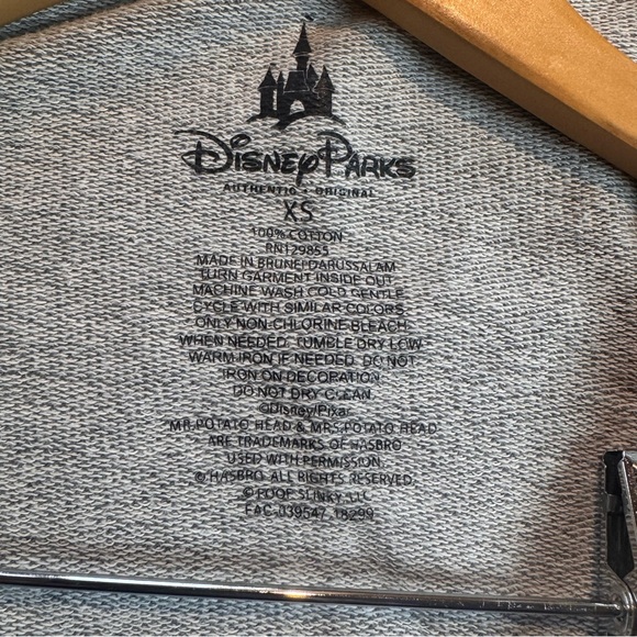 Gray size XSmall Toy Story Disney Parks  full zip sweatshirt. - Picture 6 of 6